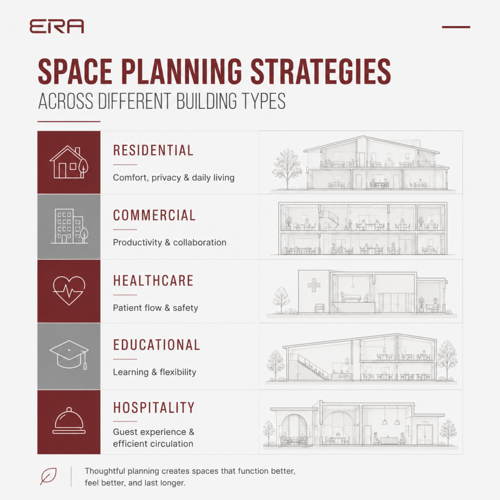 How Space Planning Priorities Change by Building Type