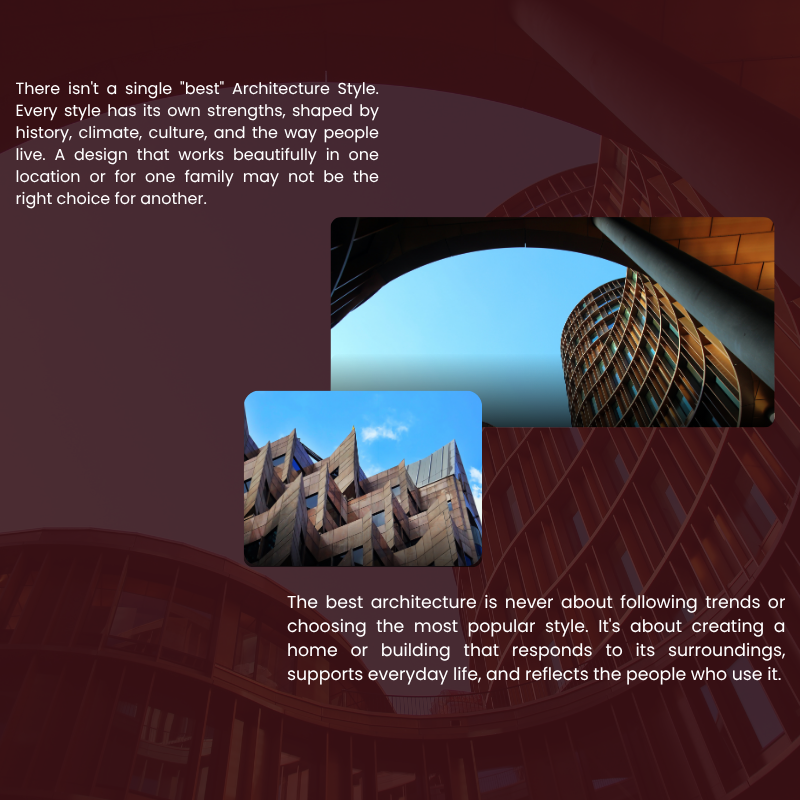 Is There Really a "Best" Architecture Style?