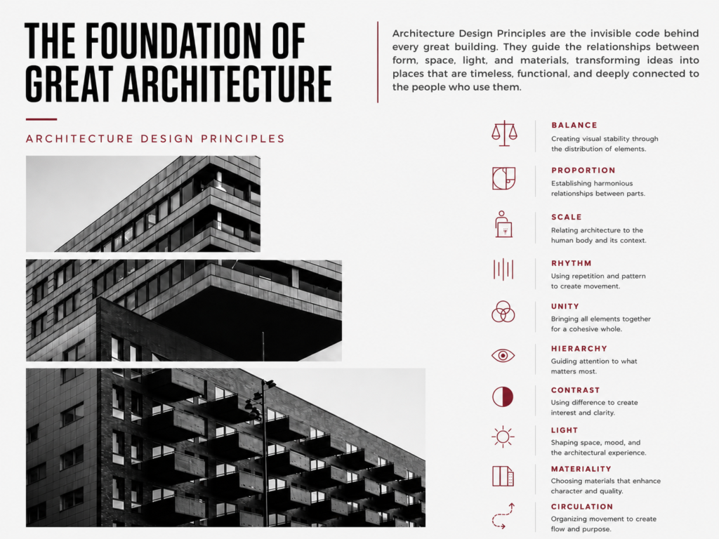 Architecture Design Principles form the invisible foundation that guides every successful building, from the earliest concept to the finished design.