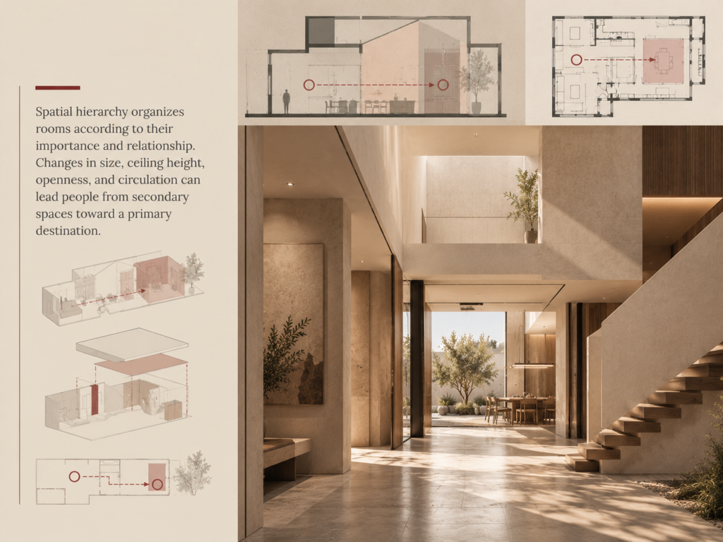 How Does Spatial Hierarchy Organize a Building?